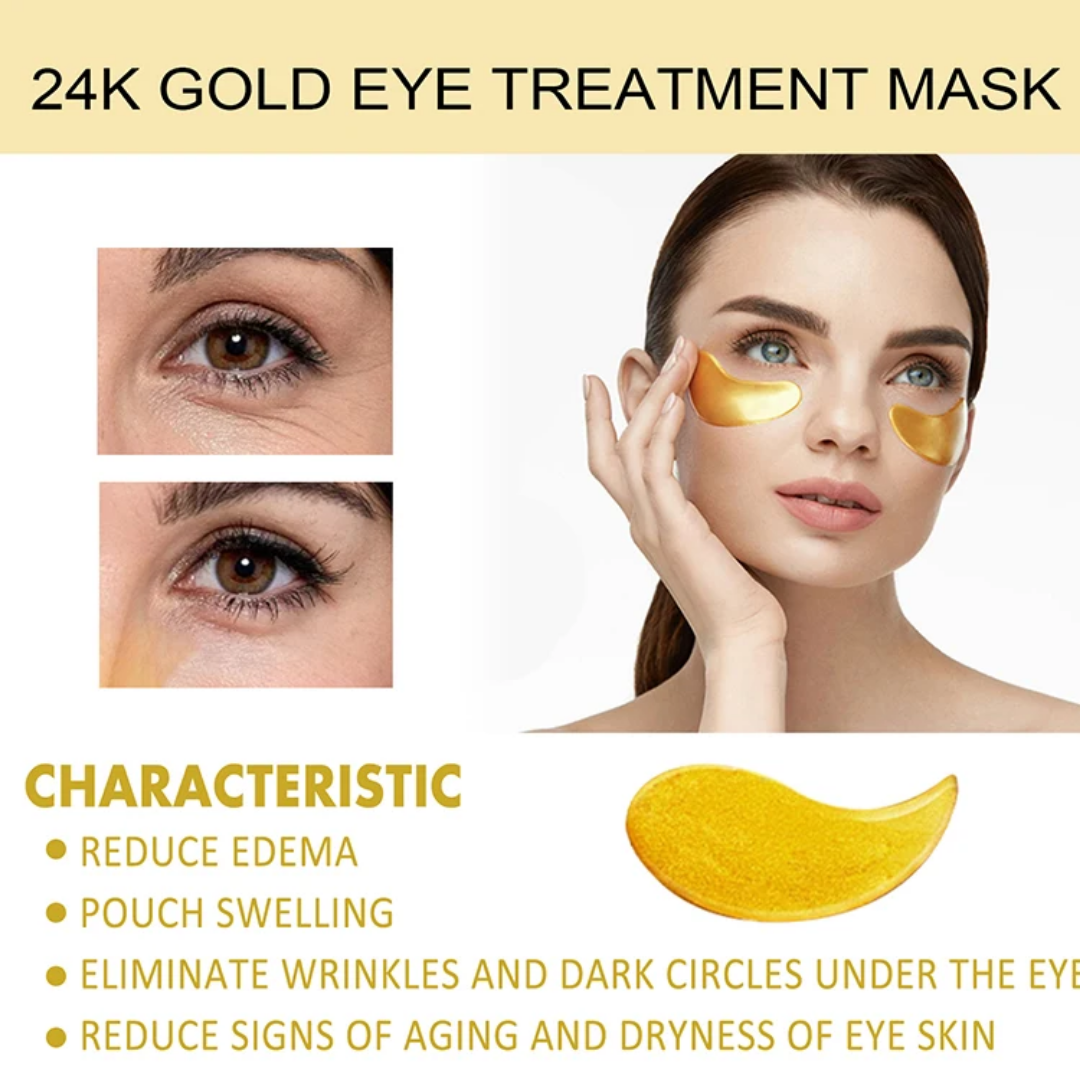 24 k Gold under eye patches