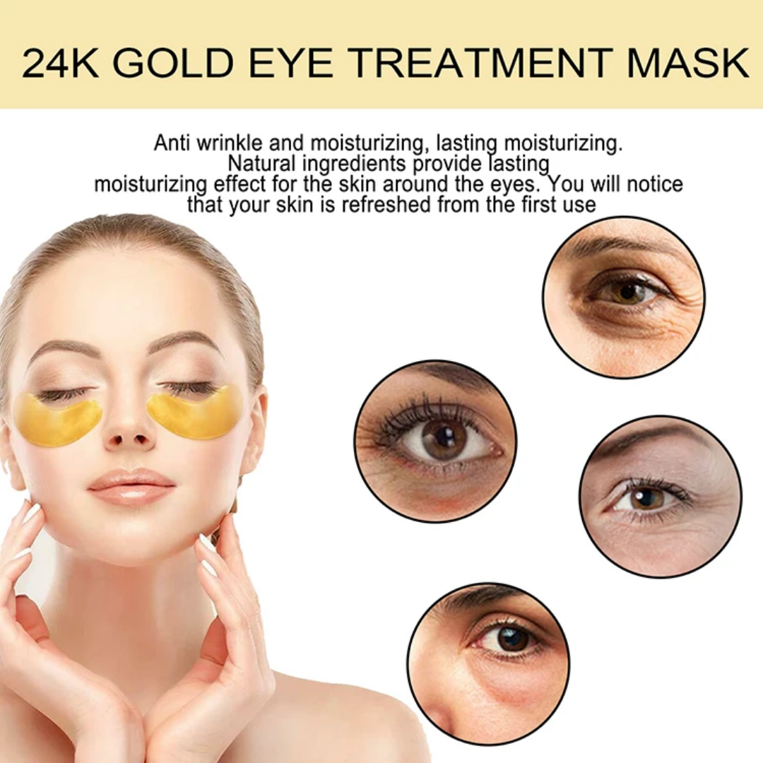 24 k Gold under eye patches