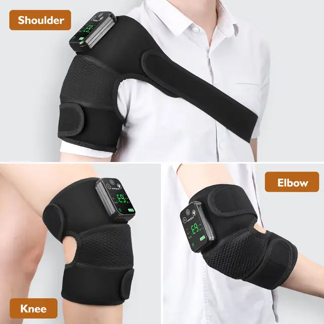 3 in 1 knee shoulder heated vibration wrap