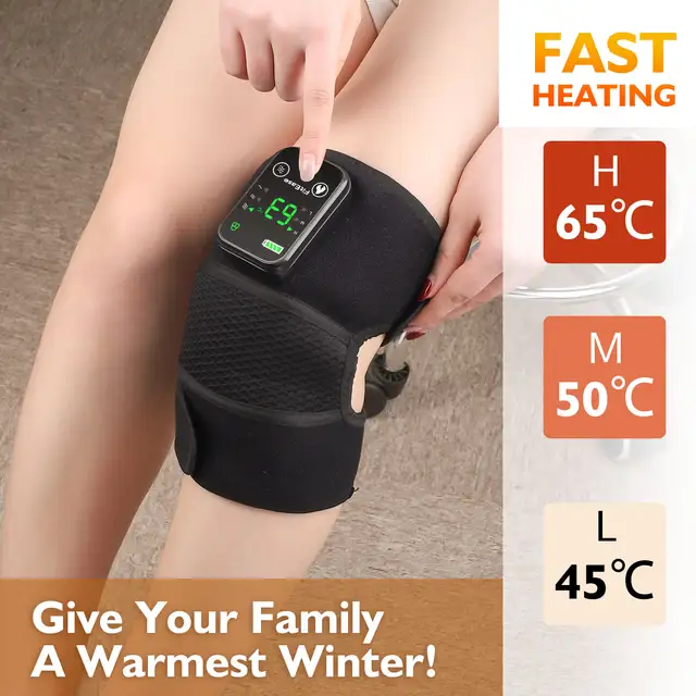 3 in 1 knee shoulder heated vibration wrap