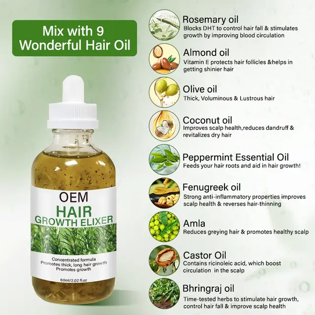 Hair growth oil