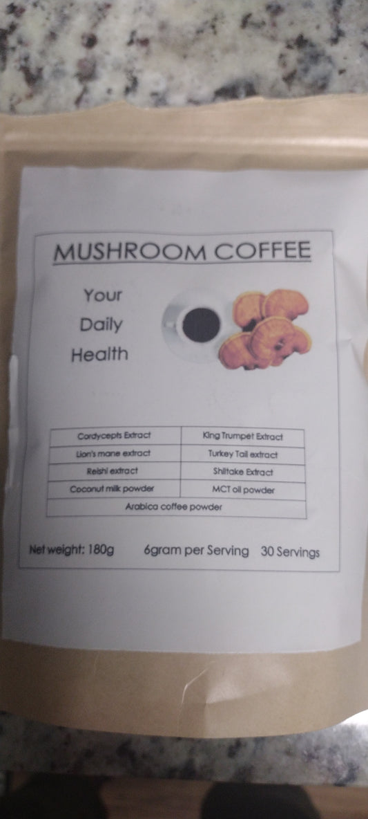 Mushroom coffee